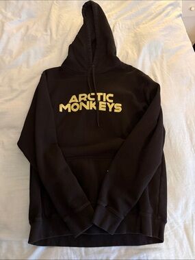 Arctic Monkeys Black Hoodie with Sage Logo